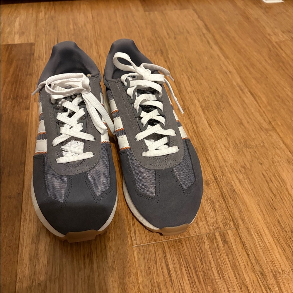Adidas Gray & Black Retropy E5 Shoes